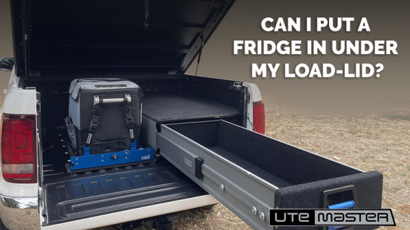Can I fit a fridge in my tub with a Utemaster Load Lid