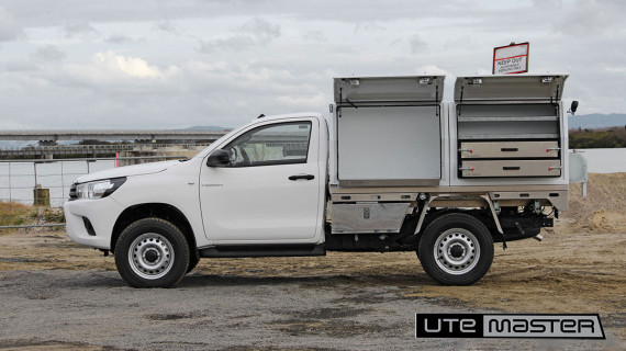 Flat Deck and Toolbox Fitout Toyota Hilux Utemaster
