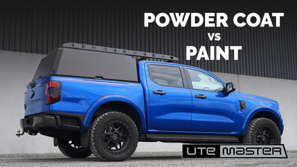 Ford Ranger Sport Blue Utemaster Centurion Canopy Powder Coating vs Painting Canopies Articles