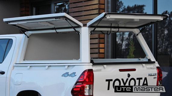Utemaster Canopy to suit Toyota Hilux J Deck White Commercial Access