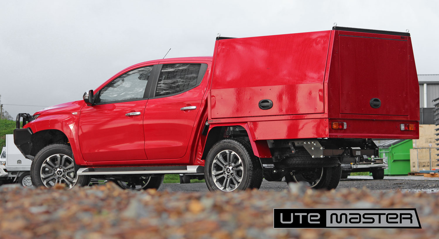 Utemaster Service Body To Suit Mitsubishi Triton Colour Matched Red