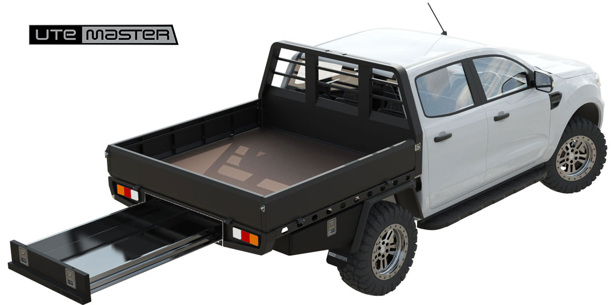 Utemaster Steel Flat Deck The Boss Commercial Ute Tray