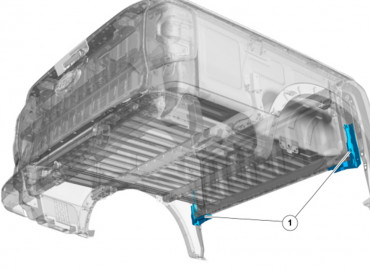 J-Brace for Next Gen Ford Ranger Tub