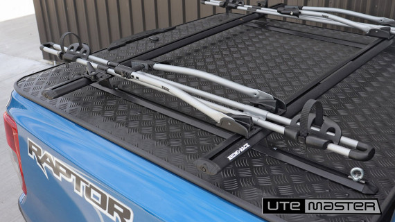 Cross Bars Mounted To T Track Bike Carrier