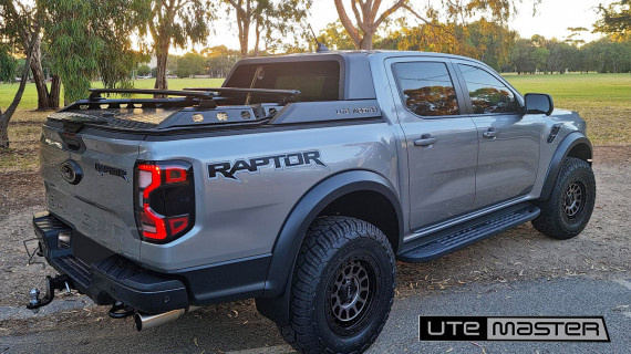 Ford Ranger Raptor Grey Hard Lid Sailplane Cross Bars