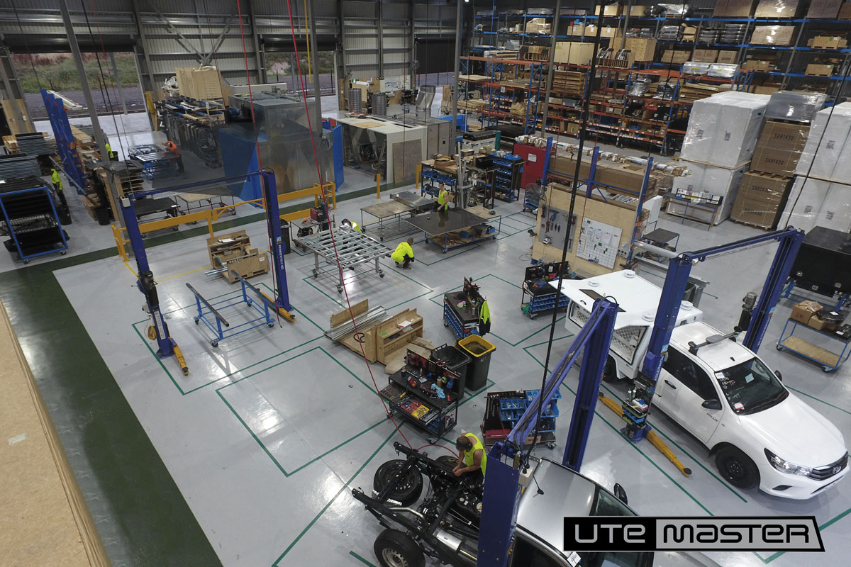 In house manufacturing at Utemaster v2