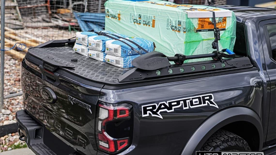 Next Gen Ford Ranger Raptor Hard Lid Construction Site  Strong Hard Lid  Utemaster Load Lid v2 2 v2