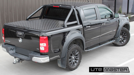 Ute Hard Lid to suit Holden Colorado Black Sports Bar Utemaster Load Lid