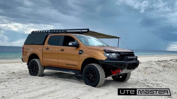 Utemaster Centurion Canopy to suit Ford Ranger Wildtrak Ute Orange Tough 4x4 Overland