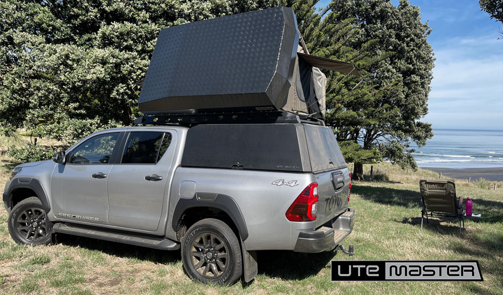 Utemaster Centurion Canopy Fieldays Toyota Hilux Overlanding Roof Top Tent