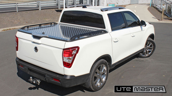 Utemaster Load Lid to suit Ssangyong Rhino White Ute Hard Lid