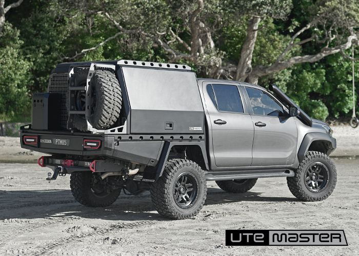 Utemaster TrailCore Canopy Toyota Hilux Double Cab Grey