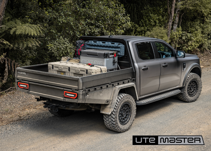 Utemaster TrailCore Tray Flat Deck Ford Ranger Black