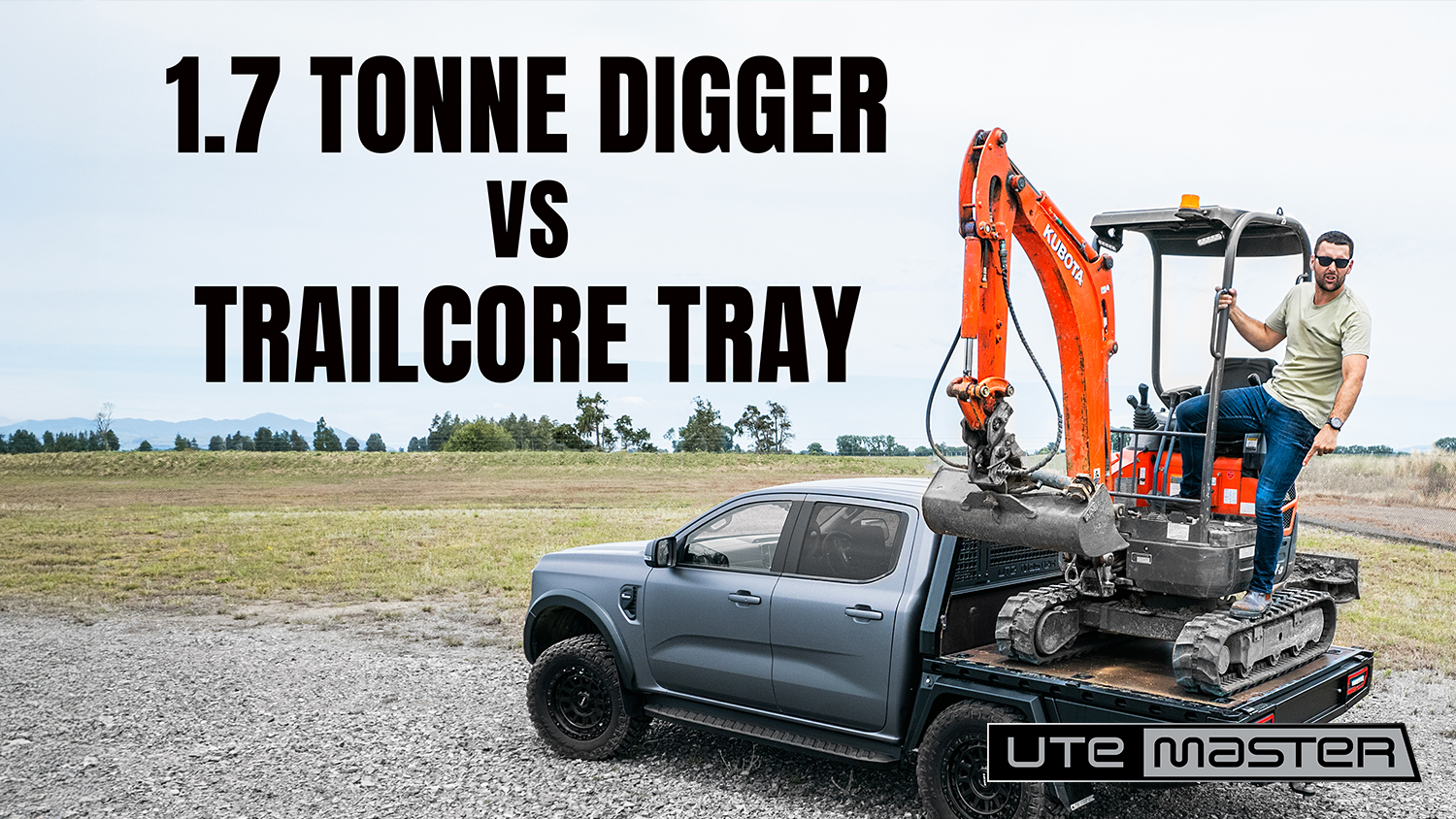 Utemaster TrailCore Tray vs Digger Test Flat Deck