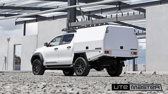Utemaster Service Body TrailCore White Hilux New Tradie Building Site 2023 Hilux