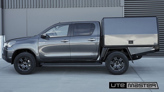 Utemaster TrailCore Service Body to suit Toyota Hilux Colour Matched Ute Tool Boxes Ute Tray