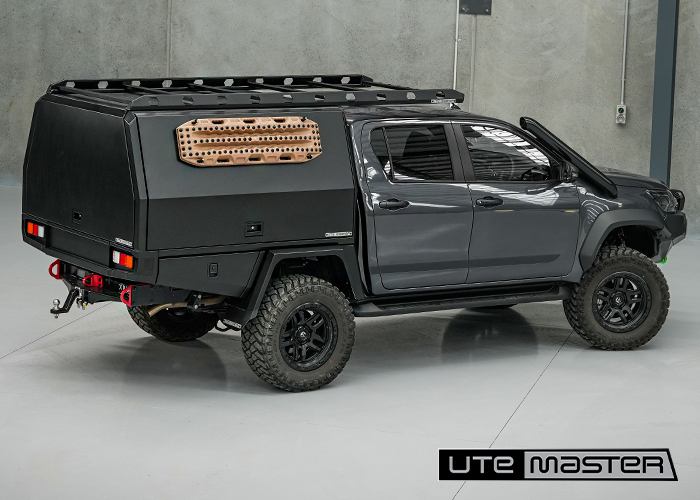 Utemaster TrailCore Service Body to suit Toyota Hilux Grey 2023