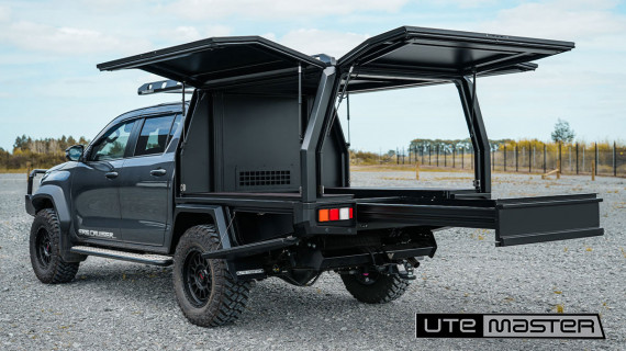 Utemaster TrailCore Service Body to suit Toyota Hilux SR5 Grey