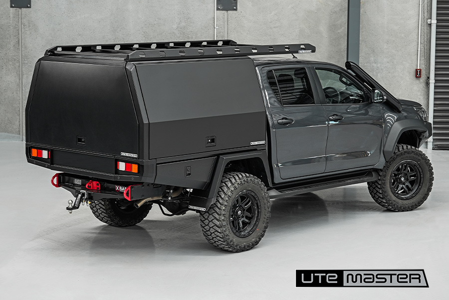 Utemaster TrailCore Service Body to suit Toyota Hilux SR5 Rouge GR Ute Accessories Overlanding Camping 4wding Tough
