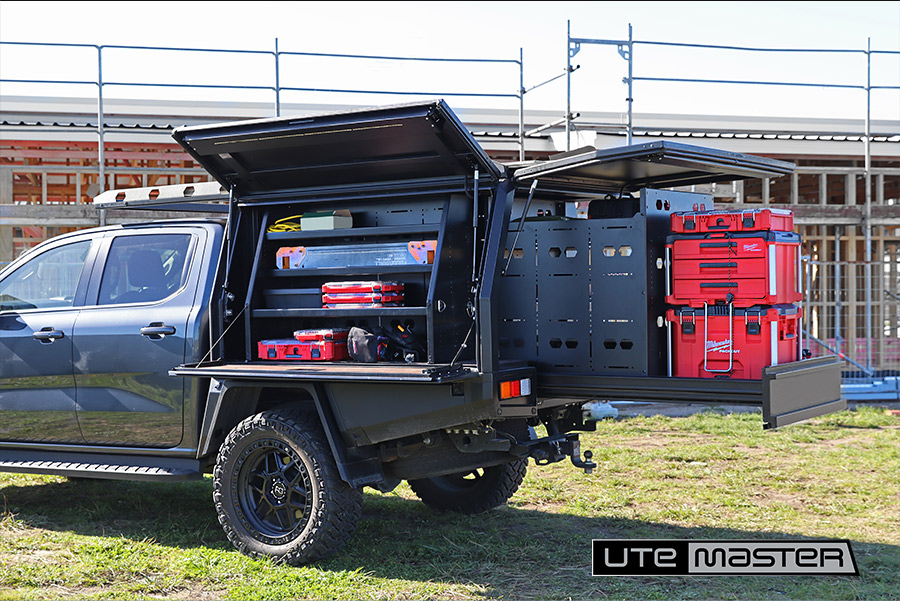 Utemaster TrailCore to suit 2024 Ford Ranger XLT WildTrak Raptor Tradie Ute Accessories Tools Security
