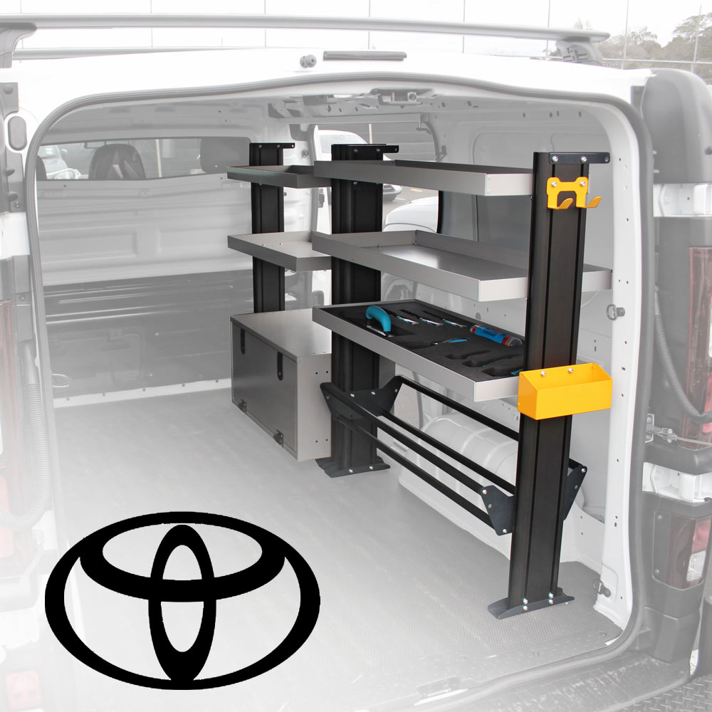 Toyota Hiace Van Shelving