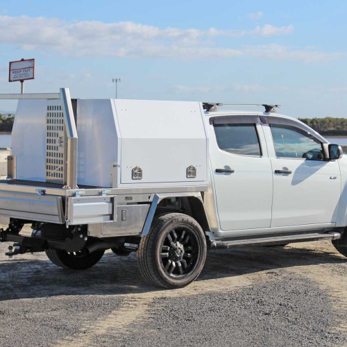 Isuzu Dmax Deck and Toolbox Rear Ladder Rack Solution