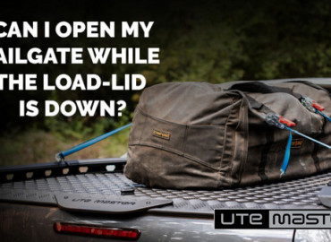 Can I open my tailgate while the Load-Lid is down?