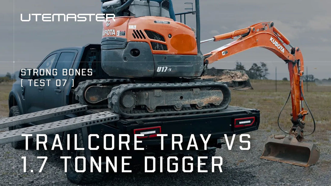 TrailCore Tray vs 1 Tonne Digger