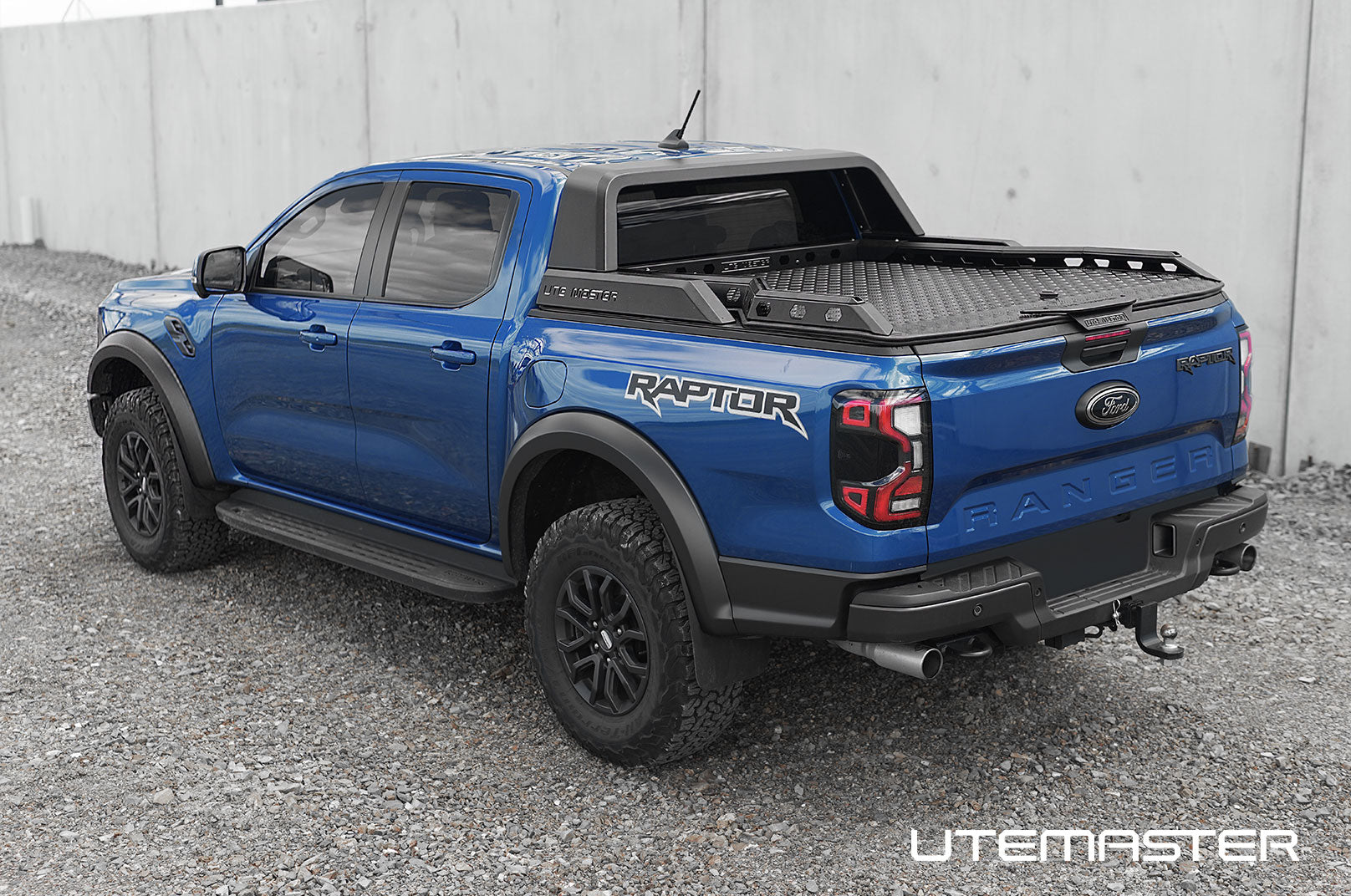 Utemaster Raptor Ford Ranger MK2 Load-Lid with Utemaster Sailplane | Utemaster