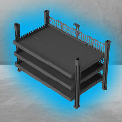 Configuration 3 -- Adjustable Shelving